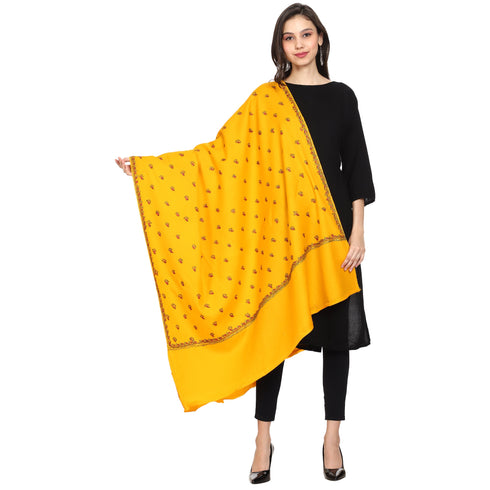 Women's Hand Embroidered Wool Shawl